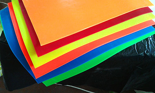 600 x 800 folii de silicon, de grosimi de la 1 la 10 mm.